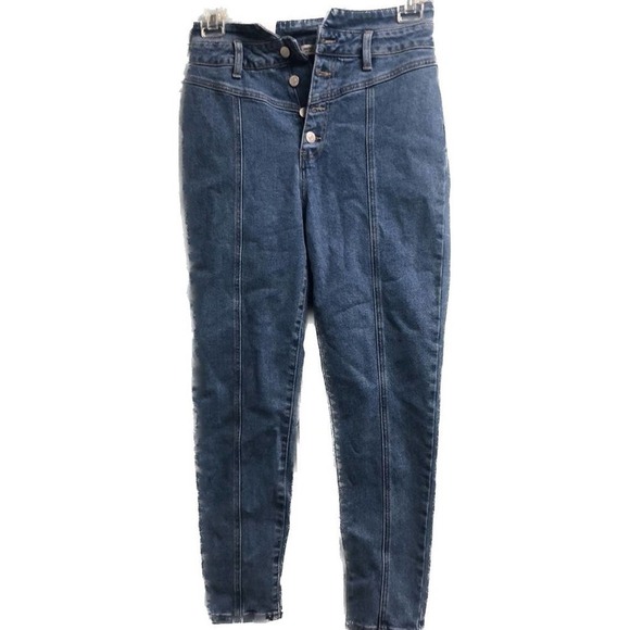 Forever 21 button fly high rise jeans size 28 - Picture 1 of 4